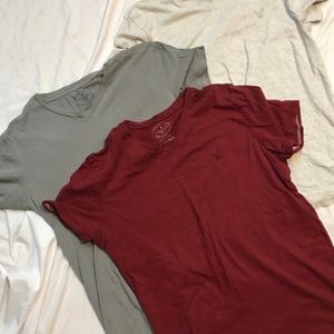 Three Medium Express V-Necks for Men